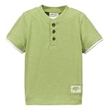 Infant Boys' Cherokee Short-Sleeve Slub Henley - Leaf Green