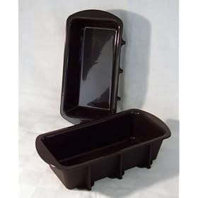 WellBake Professional 1lb Loaf Mould Twin Pack.  Non-Stick Silicone + 10 Year Guarantee