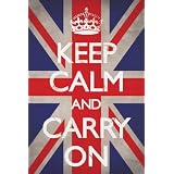Keep Calm and Carry On 24x36 FRAMED Poster by 
