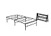 Pragma Bed Simple Base Quad-Fold Bed Frame, Twin X-Large