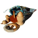 Natural Wood Baby Toys for the First Year - Montessori Infant Gift Set ~ Quality Montessori