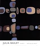 Cubes 1 MUSEUM WRAP CANVAS Print With Added Heavy BRUSHSTROKES Julia Bailey 30x34
