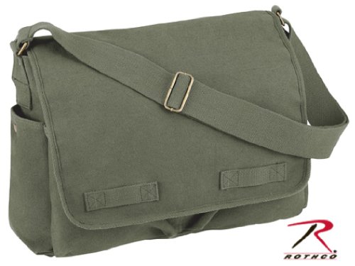 Rothco Classic Messenger Bag (Olive)