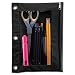 ADVANTUS CORPORATION 67024 Binder Pencil Pouch 10 X 7 3/8 Black/clear