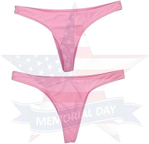 POPLife US Womens Swimwear Brazilian Thong Bikini Bottom Sexy V Style Swimsuit Beach