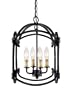 World Imports Lighting 61406-42 Hastings 4-Light Foyer Lantern, Rust