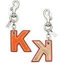 AUTHENTIC COACH LETTER INITIAL K KEYFOB KEY CHAIN CHARM 92179