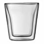 Bodum 10108-10US Canteen Double Wall Glass Espresso/Shot Glass Four Pack