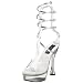 Pleaser Women's Sweet-492 Cone Heel Spiral Sandal
