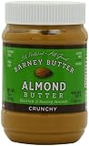 Barney Butter Crunchy Almond Butter, 16-Ounce Jars (Pack of 3)