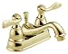 Tools & Hardware : Peerless P99676-PB Polished Brass Centerset Bathroom Faucet