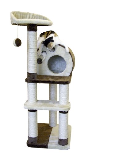 Kerbl Kratzbaum PLANET X braun/beige, 50 x 40 x 127 cm