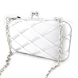 [On SALE !] / Clutch bag “Coco” silvery.