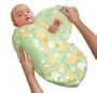 Kiddopotamus SwaddleMe Microfleece, Bubble Green, Small