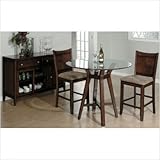 Phoenix 4 Piece Round Table Dining Set in Carlsbad Cherry Phoenix 4 Piece Round Table Dining Set in Carlsbad Cherry