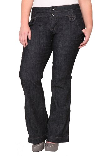 Torrid Plus Size Boom Boom Jeans - Enamel Button Trouser Torrid Plus Size Boom Boom Jeans - Enamel Button Trouser