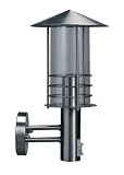Paulmann Aussenleuchte mit Sensor, Edelstahl, Wandleuchte