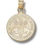 Southern Miss Golden Eagles Solid 14K Gold Eagle Seal Pendant