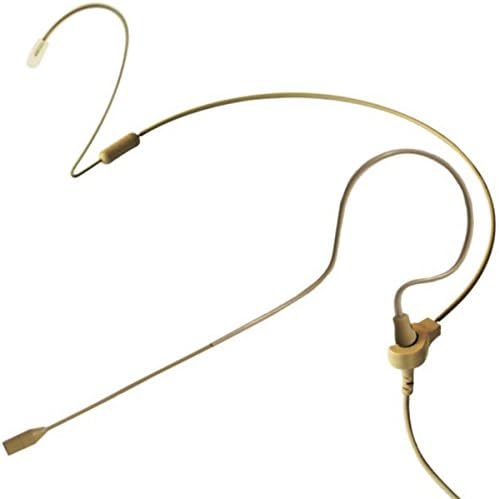 Point Source AudioCO-5W-KIT-MP-BE | Condenser Earset Microphone Beige MiPro 4 Pin Mini Connector