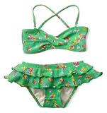 Girls Ralph Lauren Sammy Floral Ruffle Bikini