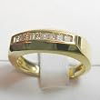 14K Yellow Gold Diamond Band