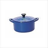 Le Creuset Enameled Cast-Iron Mini Cocotte, Cobalt