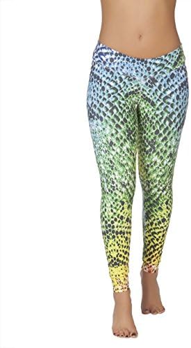 Protokolo 2732 Women's Sports Yoga Leggings M/L Printed