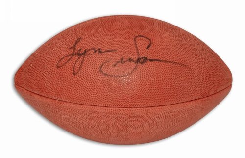 LYNN SWANN SIGNED AUTOGRAPHED FOOTBALL OFFICIAL NFL GAME BALL PITTSBURGH STEELERS COA + HOLOGRAM