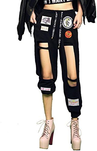 Simplifestyle Womens Sexy Broken Style Boyfriend Jeans Loose Pants Trousers