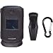 Motorola EM330 Leather Covered Snap-On Case