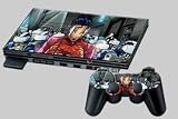 Red Beard Metallic Skins for Ps2 Slim - Console Skin with Matching Controller Skin