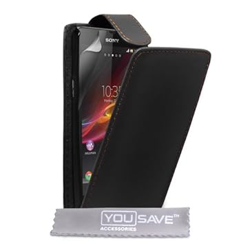 Coque Sony Xperia Z Etui Sony Xperia Z Noir PU Cuir Clapet Housse Coque Sony Xperia Z Etui Sony Xperia Z Noir PU Cuir Clapet Housse