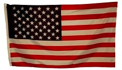 Flagpole to Go 3 Foot By 5 Foot Screened Nylon US Flag