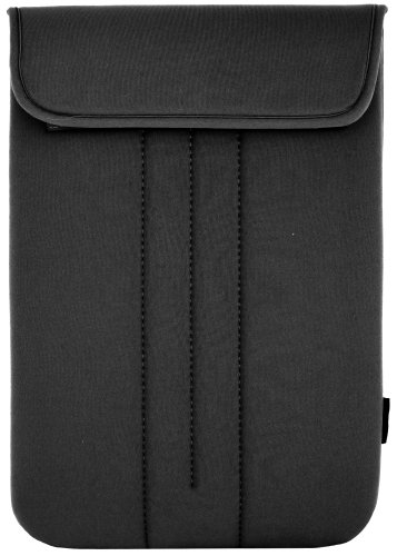 10 inch Black Solid Color Top Flap Closure Neoprene 