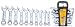 Rolson Tools 46853 10 piece MM Stubby Spanner CV Mirror Polished on Rack