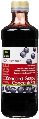Life Tree Juice Concentrate, Unsweetened Grape, 16 Ounce