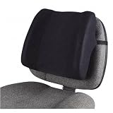 Ergonomic Back Rest Black High Density Foamadjustable Strap