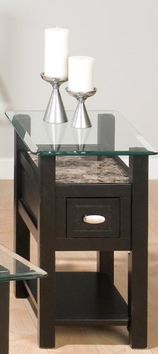Basic Black Chairside Table