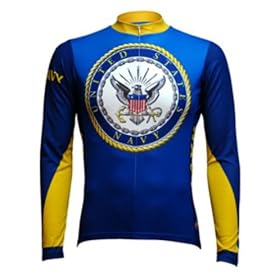 Buy SALE Primal Wear U.S. NAVY Longsleeve Cycling Jersey with DeFeet Socks - Choice of Size