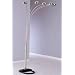 5-lite Floor Lamp with Balanced Weighted Base in Nickel Finish