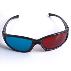 3D Real D Brille Brillen Glasses Anaglyph Rot Blau f�r 3D Film Video