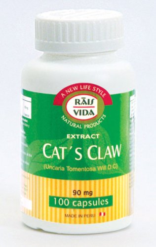 Cover image : Cat's Claw Herb Supplement (Uncaria tomentosa Wild D.C) - 90 mg - 100 capsules