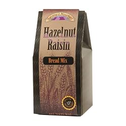 Leonard Mountain Hazelnut Raisin Bread Mix, 17-Ounce Boxes (Pack of 4)