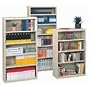 Welded Steel Bookcase 66"H - Light Gray