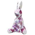 Color Zoo Rory the Rabbit Stuffed Animal - Flower Power