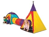 Kids Adventure Set Play Tent with Tunnel