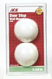ACE 01-3028-521 SOFT WALL DOOR STOP 2-3/8 - WHITE (PACK OF 5)