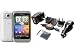 UltimateAddons Worldwide Travel Charging Kit + Emergency Battery for HTC Wildfire S