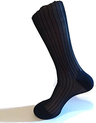 Mena Slik Dress Socks Blue