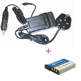 Electronics : Sumnique - (COMBO) Battery Charger + Battery NP-BG1 For Sony Cybershot DSC-W55 W80 W100 T100